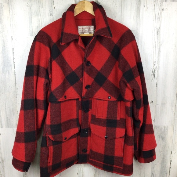 Filson Jackets & Coats Vtg Filson Double Buffalo Plaid Cruiser